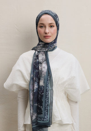 ELLEN DESEN İPEK KREP ŞAL MİNT YEŞİLİ