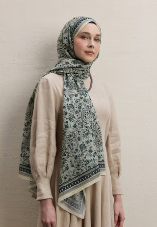 Sonia Patterned Hijab Mint