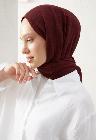 BÜRÜMCÜK ŞAL BORDO