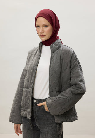 Bamboo Hijab Burgundy