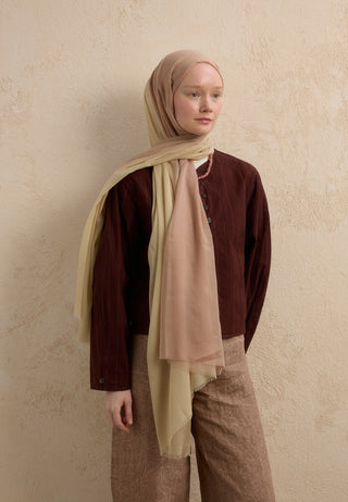 MODAL DEGRADE ŞAL BEJ-PUDRA