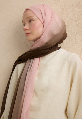 MODAL DEGRADE ŞAL KAHVE-PUDRA