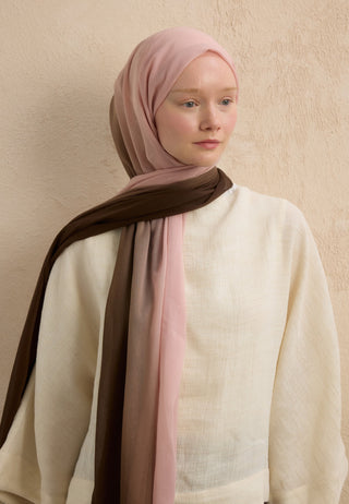 MODAL DEGRADE ŞAL KAHVE-PUDRA