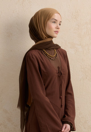 MODAL DEGRADE ŞAL KAHVE-CAMEL