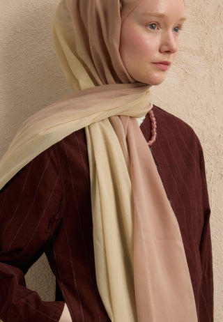 MODAL DEGRADE ŞAL BEJ-PUDRA