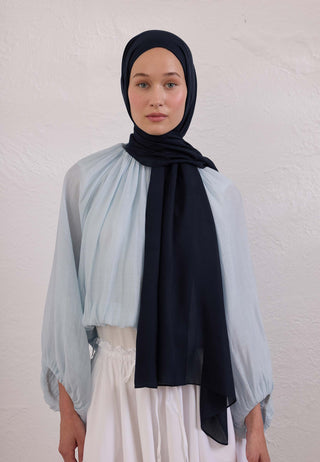 SOFT VİSKON ŞAL LACİVERT