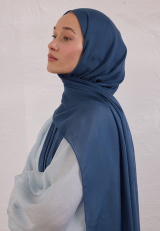 Soft Viscose Hijab Indigo