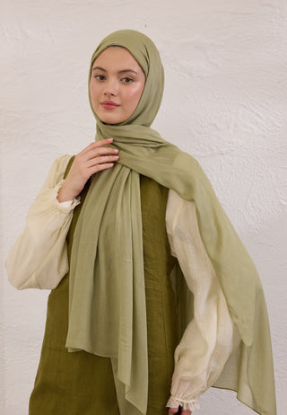 Soft Viscose Hijab Khaki