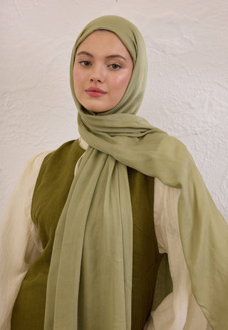 Soft Viscose Hijab Khaki