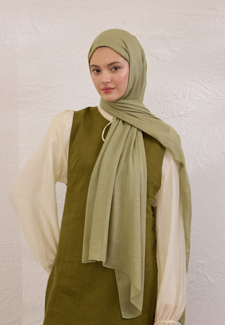 Soft Viscose Hijab Khaki