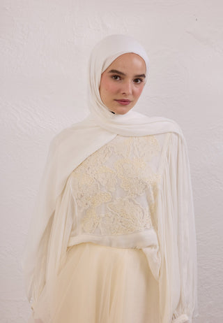 Soft Viscose Hijab Ivory