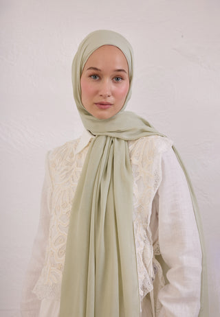 Soft Viscose Hijab Soft Green
