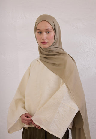 Soft Viscose Hijab Taupe