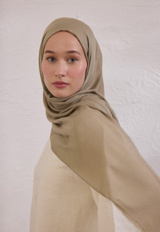 Soft Viscose Hijab Taupe
