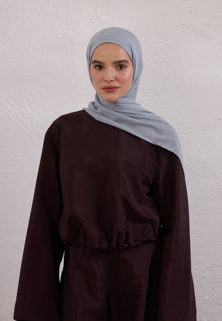 Soft Viscose Hijab Soft Blue