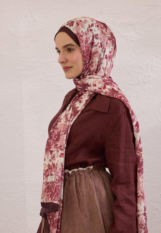 EMMETT DESEN RAMİ ŞAL GÜL KURUSU