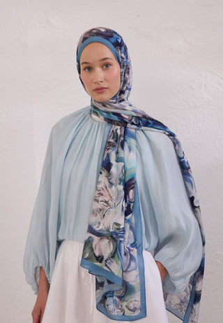 NERISSA DESEN RAMİ ŞAL İNDİGO
