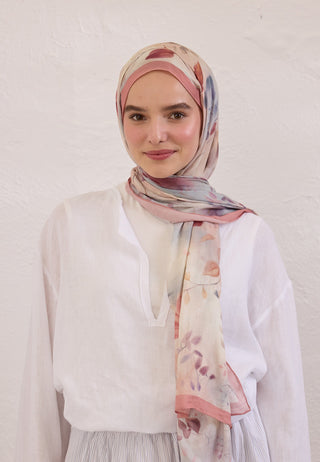 SWEET WILLIAM DESEN RAMİ ŞAL SOFT PEMBE