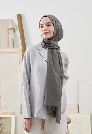 Bamboo Hijab Cool Gray