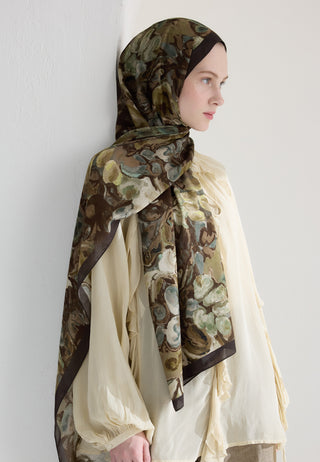 Astra Floss Viscose Hijab Brown