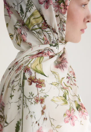 Garden Joy Floss Viscose Hijab Soft Pink