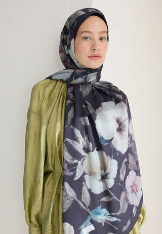 SOFT GARDEN DESEN ŞAL ACI KAHVE