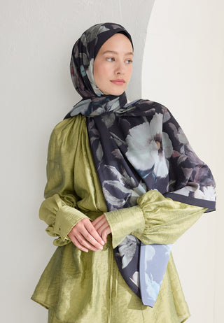 SOFT GARDEN DESEN ŞAL ACI KAHVE