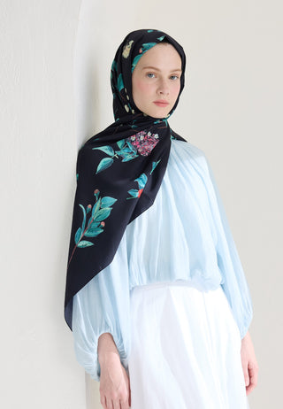 HAZEL DESEN ŞAL SİYAH