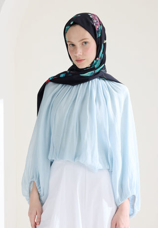 HAZEL DESEN ŞAL SİYAH