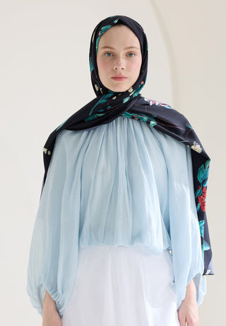 HAZEL DESEN ŞAL SİYAH