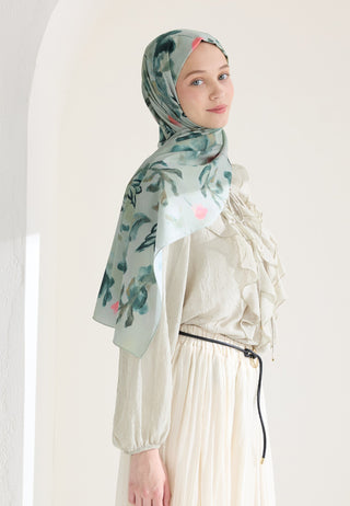 ISLA DESEN ŞAL SOFT YEŞİL