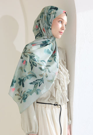 ISLA DESEN ŞAL SOFT YEŞİL