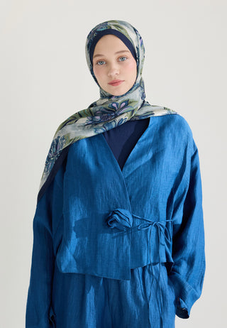Jasmine Floss Viscose Hijab Indigo