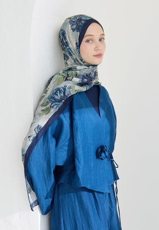 Jasmine Floss Viscose Hijab Indigo