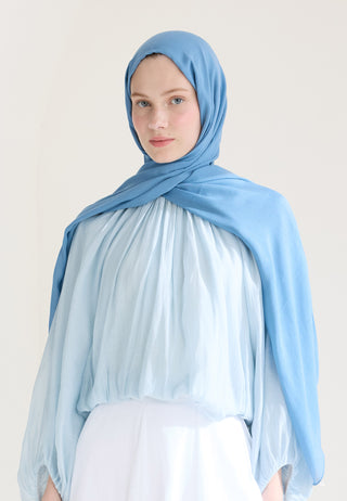 Soft Viscose Hijab Sky Blue