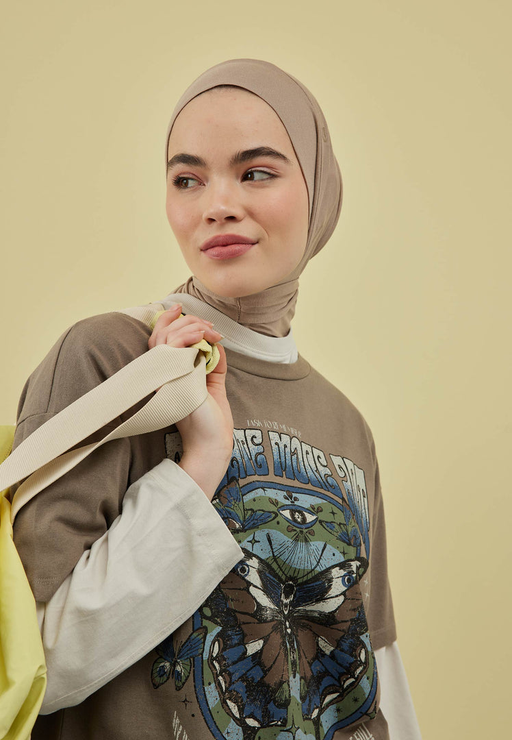 Athletic Hijab Beige