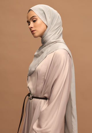 Soft Viscose Hijab Silver