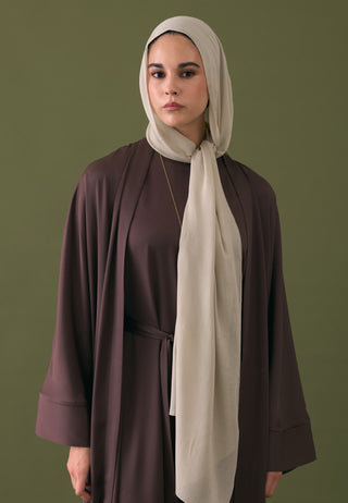 Soft Viscose Hijab Natural Beige