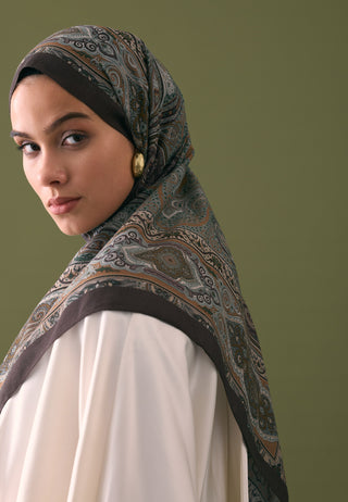 VERA DESEN ŞAL KAHVE