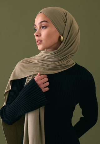 BAMBU PENYE ŞAL PUSLU YEŞİL