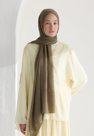 Modal Crinkle Hijab Rosemary