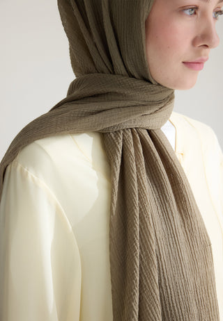 Modal Crinkle Hijab Rosemary