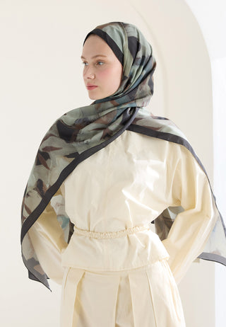 NOA DESEN ŞAL KAHVE