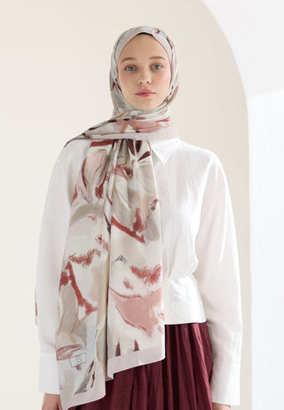 NOA DESEN ŞAL SOFT PEMBE