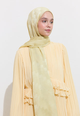 Nori Silky Jacquard Hijab Sage