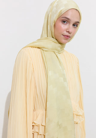 Nori Silky Jacquard Hijab Sage