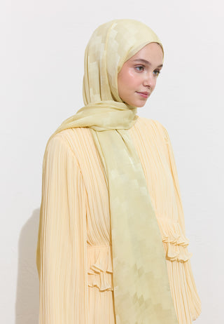 Nori Silky Jacquard Hijab Sage