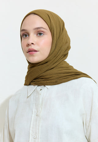 Cotton Linen Hijab Kale Salad