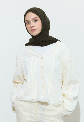 Cotton Linen Hijab Onigiri