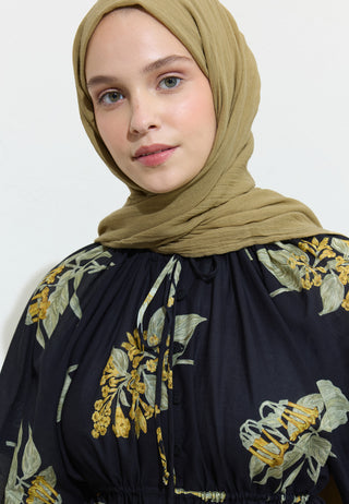 Cotton Linen Hijab Baklava